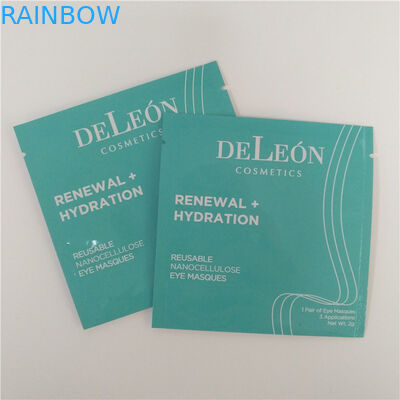 Full Color Printing Stand Up Zipper Pouch Bags Kemasan Masker Mata Dapat Digunakan Kembali