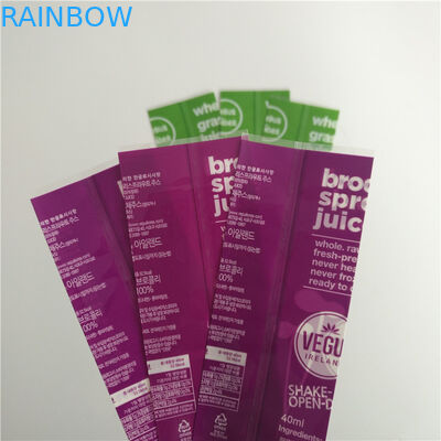 Label Full Color Shrink Sleeve Label Food Grade Bahan Plastik Untuk Botol