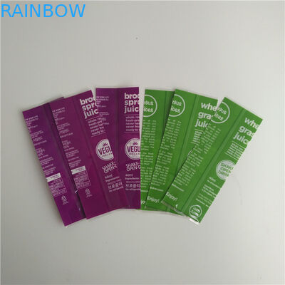 Label Full Color Shrink Sleeve Label Food Grade Bahan Plastik Untuk Botol