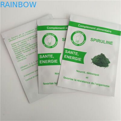 Aluminium Foil Food Grade Stand Up Kantung Tiga Sisi Segel Tas Kopi Bubuk Eco