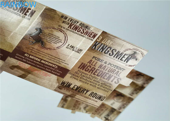 Pil Kemasan 3d Kartu Kemasan Lenticular Rhino Custom Printing Paper Box