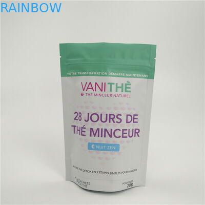 Kustom Dicetak Snack Food Packaging Bags Aluminium Foil Milk Powder Pack Dengan Zipper