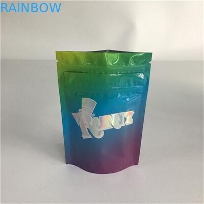Stand Up Runtz Custom Ziplock Bags Childproof Kantong Packing Herbal Dengan Pencetakan Logo