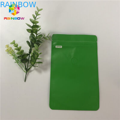 Stand Up Foil Pouch Packaging Tas Custom Aluminium Foil Flat Dengan Ziplock Dapat Digunakan Kembali