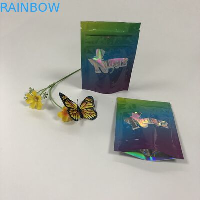 Double Zipper Foil Pouch Packaging Mylar Runtz Bags Plastic Untuk Packaging Cookies