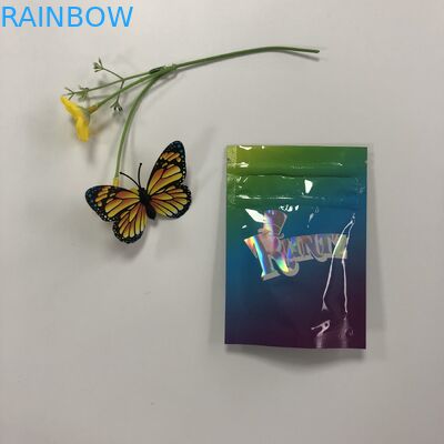 Double Zipper Foil Pouch Packaging Mylar Runtz Bags Plastic Untuk Packaging Cookies