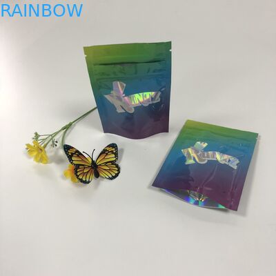 Double Zipper Foil Pouch Packaging Mylar Runtz Bags Plastic Untuk Packaging Cookies