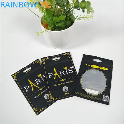 Warna CYMK Herbal Dupa Kemasan Aluminium Foil Stand Up Mylar Zipper Bag