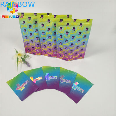 Bau Bukti Foil Kantung Kemasan Runtz Bags Cookies / Pill / Gummy Bear Aplikasi
