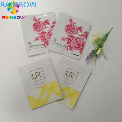 Kemasan Kosmetik Plastik Bagsample Sachet Masker Wajah Tiga Sisi Seal Bag