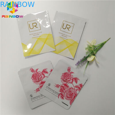 Tas Kosmetik Aluminium Foil Sachet Plastik Untuk Masker Wajah / Kemasan Bulu Mata