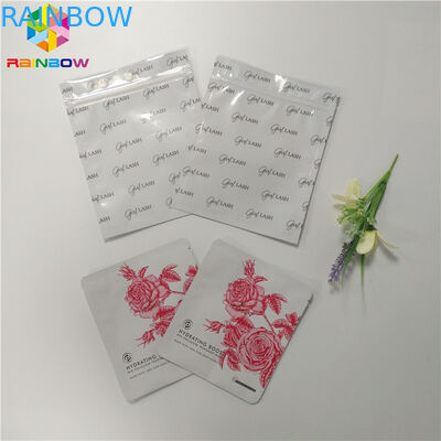 Tas Kosmetik Aluminium Foil Sachet Plastik Untuk Masker Wajah / Kemasan Bulu Mata