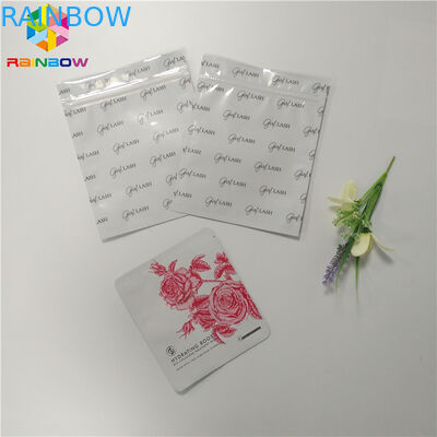 Tas Kosmetik Aluminium Foil Sachet Plastik Untuk Masker Wajah / Kemasan Bulu Mata