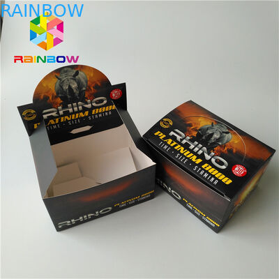 Matte Surface Finish Kotak Kemasan Dupa Herbal Tembakau Cerutu Kotak Kertas Dilapisi