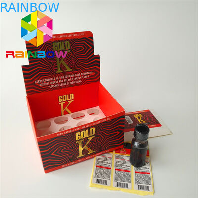 Matte Surface Finish Kotak Kemasan Dupa Herbal Tembakau Cerutu Kotak Kertas Dilapisi