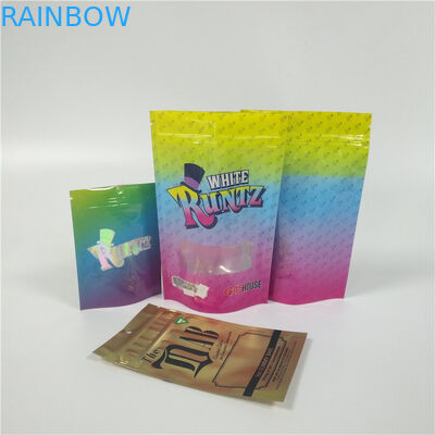 RUNTZ Bau Bukti Kantong Plastik Kemasan PET / Hologram Bahan Film Persetujuan SGS