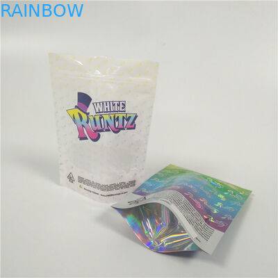 RUNTZ Bau Bukti Kantong Plastik Kemasan PET / Hologram Bahan Film Persetujuan SGS