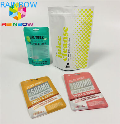 Moisture Barrier Aluminium Foil Stand Up Pouch Bags Biji Kopi Plastik Ziplock