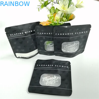 Gravnre Printing Plastic Zipper Bags, Mylar Weed Stand Up Packaging Pouches