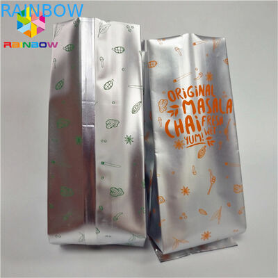 Waterproof Foil Pouch Kemasan Stand Up Coffee Bag Gravnre Mencetak Dengan Ventilasi