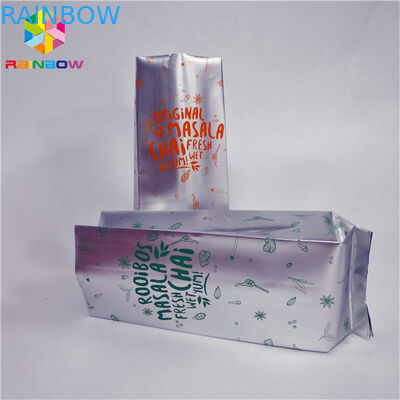 Waterproof Foil Pouch Kemasan Stand Up Coffee Bag Gravnre Mencetak Dengan Ventilasi