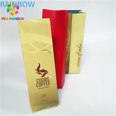 Custom Cetak Stand Up Zipper Pouch Bags Moisture Barrier Side Gusset Flat Bottom