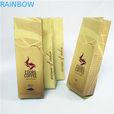 Custom Cetak Stand Up Zipper Pouch Bags Moisture Barrier Side Gusset Flat Bottom