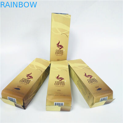 Custom Cetak Stand Up Zipper Pouch Bags Moisture Barrier Side Gusset Flat Bottom