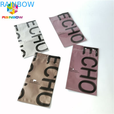 Aluminium Foil Ziplock Packing Bags Tiga Sisi Sealed Plastik Kosong Kantong Teh