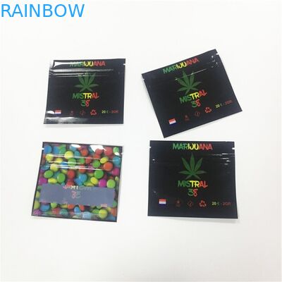 Bahan Laminasi Kantong Plastik Kemasan Cummy Gummy Candy Bag Kustom Dicetak