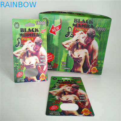 Geser Paket Blister Kemasan Kartu Insert Kartu Tambahan Pria Tas Kemasan Kartu 3D