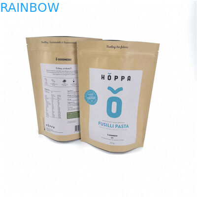 Label Kertas Kraft Khusus yang Dapat Didaur Ulang, Tahan Lama Untuk Kemasan Makanan