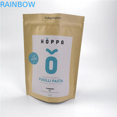 Label Kertas Kraft Khusus yang Dapat Didaur Ulang, Tahan Lama Untuk Kemasan Makanan