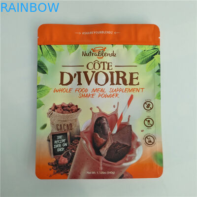 Heat Seal Kantong Plastik Kemasan Kantung Biji Kopi Roasted Powder Dengan Ziplock