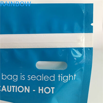 Tas Buhul Bawah Uap Microwave Glossy Stand Up Sterilizer Plastik Kantong Retort