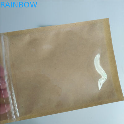 Biji Kopi Cherry Sachet Bantal Kustom Kantong Kertas Dapat Didaur Ulang Tahan Lama Dengan Jendela