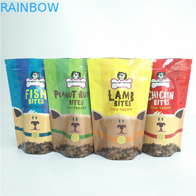 Dog Treat Storage Pet Food Bag Plastik Laminated Reusable Vacuum Organic Pouch