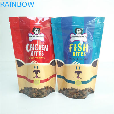 Dog Treat Storage Pet Food Bag Plastik Laminated Reusable Vacuum Organic Pouch