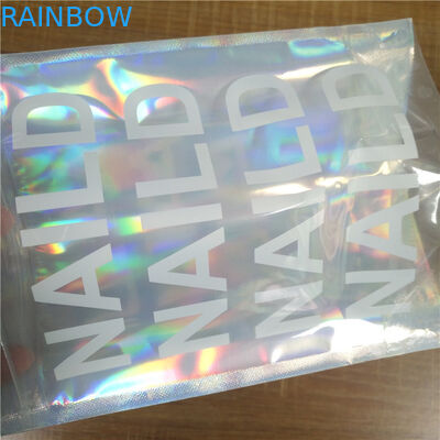 Biodegradable Iridescent Mylar Laser Pouch Kantong Plastik Kemasan Garam Kopi Lulur