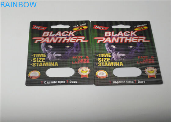 Kustom Kartu Blister Geser Kemasan VIP Emas 69 K Badak Kapsul Kemasan Kotak Display