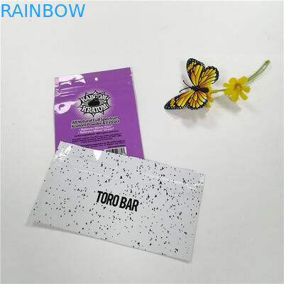 Bukti Bau Foil Kantung Kemasan Tas Mylar Zip Lock Stand Up Pouch Cetak Kustom