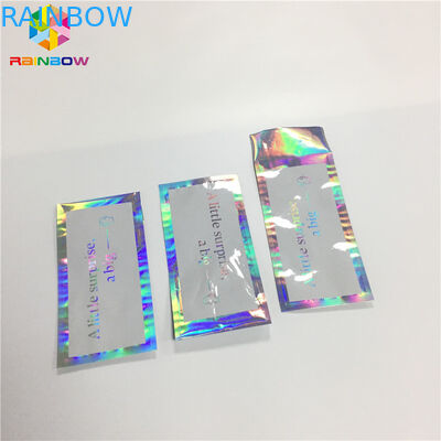 Hologram Amplop Foil Bag Aluminium Foil Kantong Perekat Diri Segel Tiga Sisi