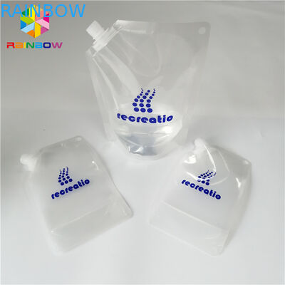 Reusable Liquid Stand Up Spout Pouch Kemasan Baby Food Packing Squeeze Bag