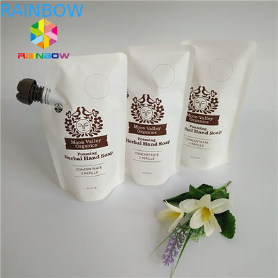 Reusable Liquid Stand Up Spout Pouch Kemasan Baby Food Packing Squeeze Bag