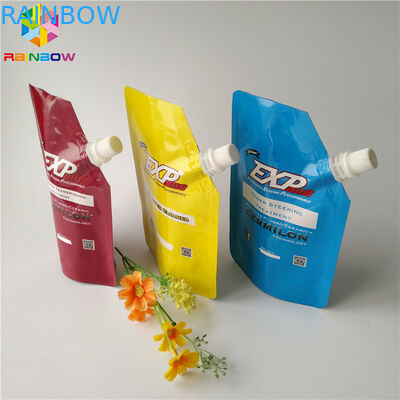 Reusable Liquid Stand Up Spout Pouch Kemasan Baby Food Packing Squeeze Bag