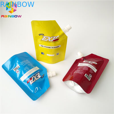 Reusable Liquid Stand Up Spout Pouch Kemasan Baby Food Packing Squeeze Bag