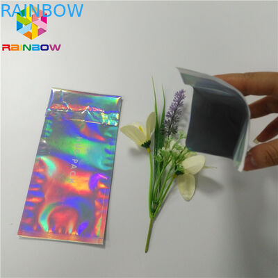 Self Adhesive Hologram Envelop Bags 8x12 Inch Untuk Case Telepon / Pakaian Packing