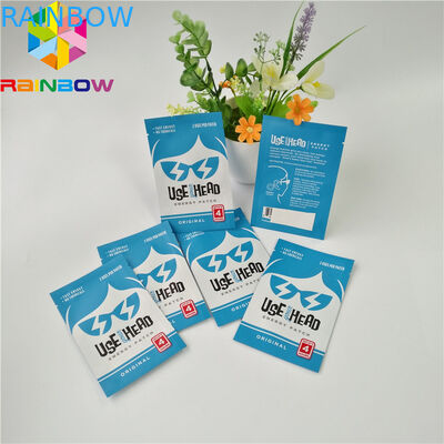 4x6 Inch Aluminium Foil Kantong Kemasan Bau Bukti Mylar Plastik Kustom Logo