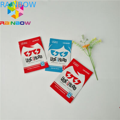 4x6 Inch Aluminium Foil Kantong Kemasan Bau Bukti Mylar Plastik Kustom Logo