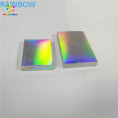 Disesuaikan Dicetak Glitter Paper Box Packaging Kosmetik Holographic Laser Untuk Hadiah